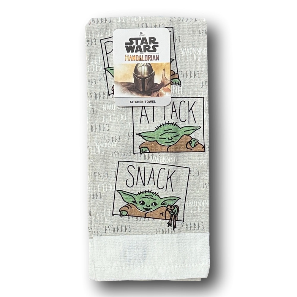 Star Wars The Mandalorian Grogu Kitchen Towel - NWT